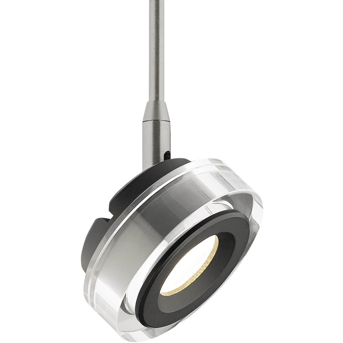 Visual Comfort Modern Collection 700FJBRM9304005CB Sean Lavin Brim 1 Light 12 Matte Black Low-Voltage Track Head Ceiling Light in FreeJack, LED 90 CRI