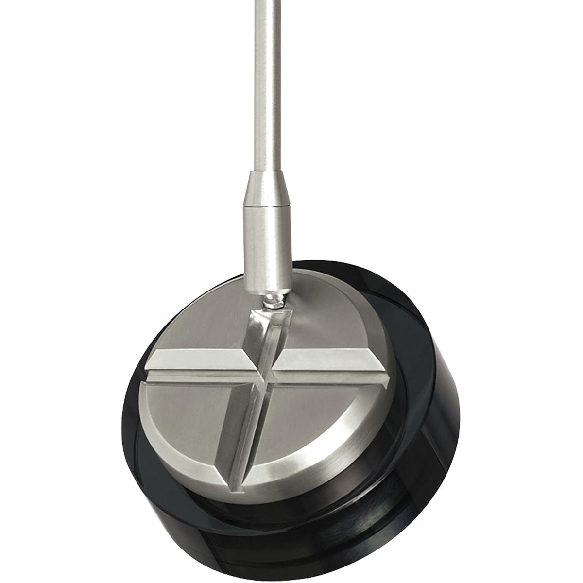 Visual Comfort Modern Collection 700MPBRM9303008KS Sean Lavin Brim 1 Light 120 Satin Nickel Low-Voltage Track Head Ceiling Light in Monopoint, Transpa