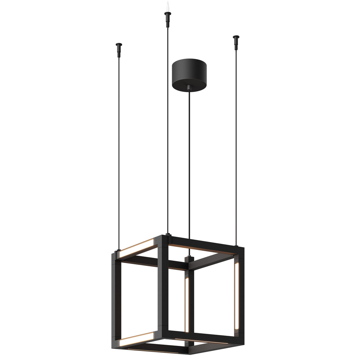 Visual Comfort Modern Collection 700BRXCL93012BS Brox LED 13 inch Nightshade Black Pendant Ceiling Light in 24V Surface Canopy
