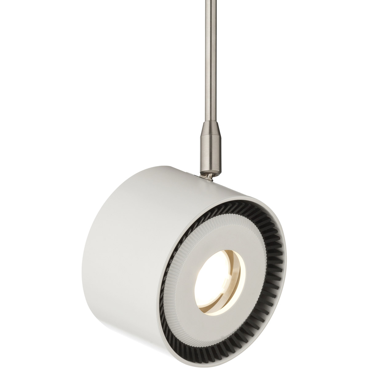Visual Comfort Modern Collection 700MOISO9302012W-LED Sean Lavin ISO 1 Light 12 White Low-Voltage Track Head Ceiling Light in 12 inch, MonoRail, LED 9