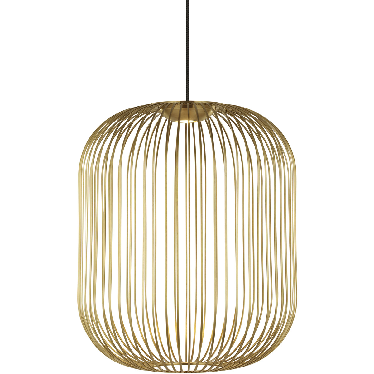 Visual Comfort Modern Collection 700TDKAI2BLED930 Sean Lavin Kai LED 225 inch Nightshade Black Pendant Ceiling Light Integrated LED