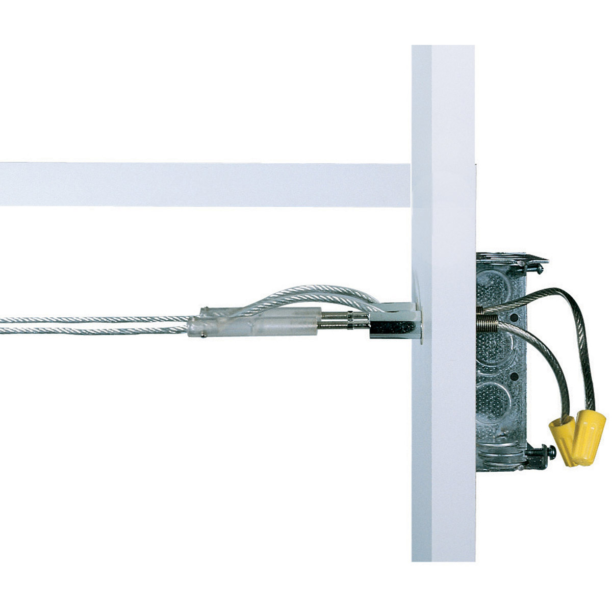 Visual Comfort Modern Collection 700PRC14S Kable-Lite Satin Nickel Power Feed Turnbuckles