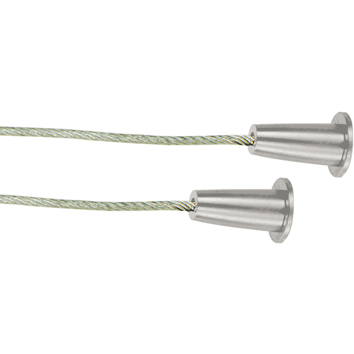 Visual Comfort Modern Collection 700KSOFT0S Kable-Lite Satin Nickel Soft Anchors
