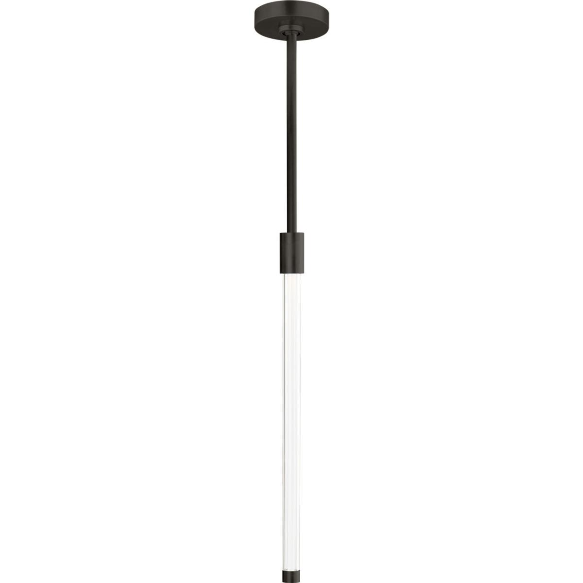 Visual Comfort Modern Collection 700TDPHB21BZ-LED927-277 Kelly Wearstler Phobos LED Dark Bronze Pendant Ceiling Light, Integrated LED