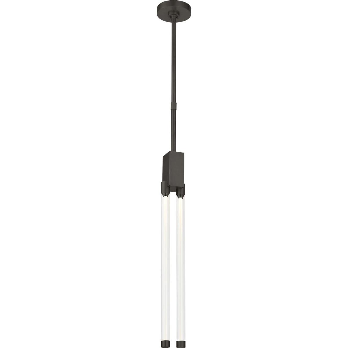 Visual Comfort Modern Collection 700TDPHB224BZ-LED927 Kelly Wearstler Phobos LED Dark Bronze Pendant Ceiling Light, Integrated LED