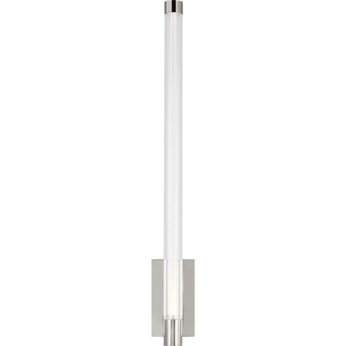 Visual Comfort Modern Collection 700WSPHB21N-LED927-277 Kelly Wearstler Phobos LED Polished Nickel ADA Wall Sconce Wall Light, Integrated LED