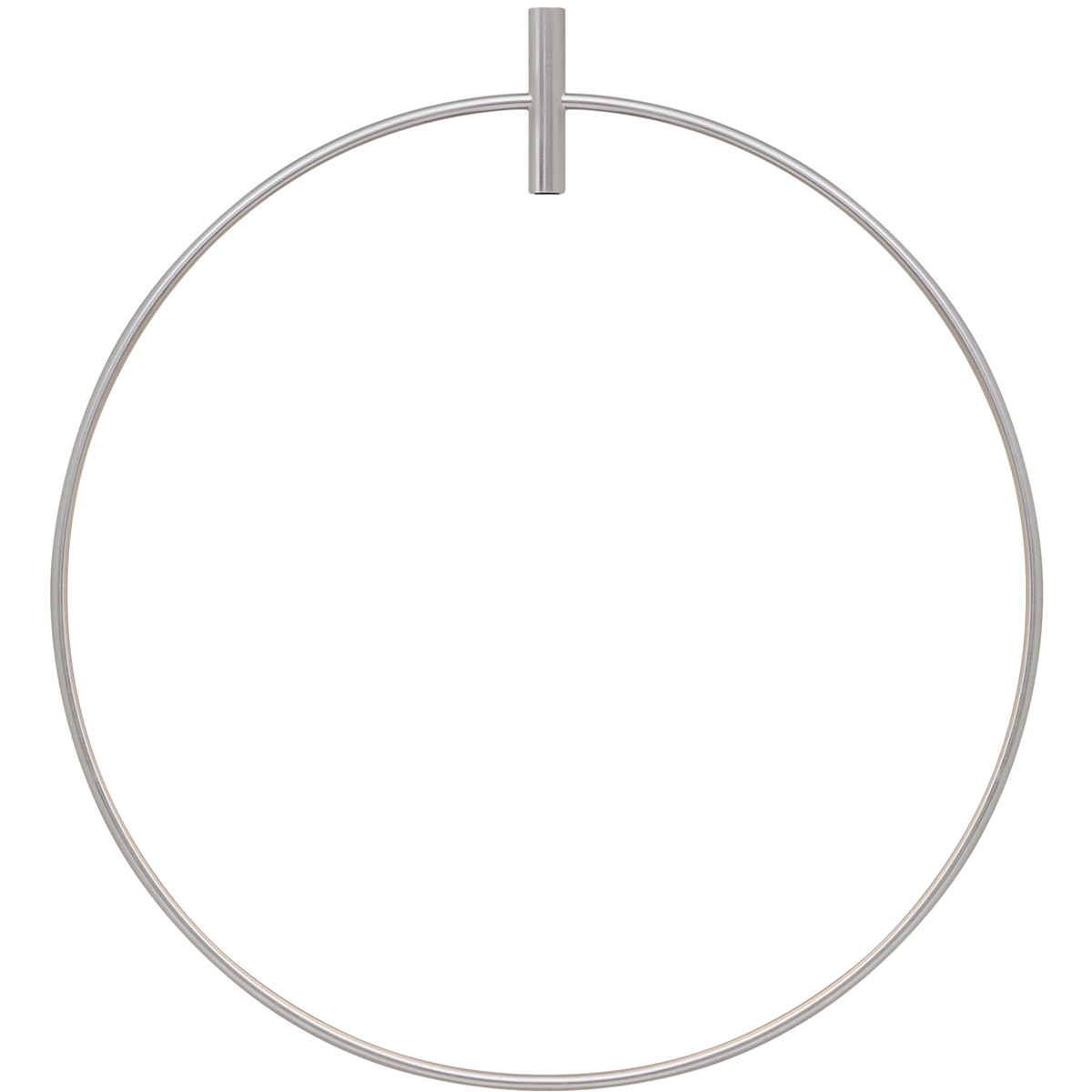 Visual Comfort Modern Collection 700LOCUSR13S Sean Lavin Locus Satin Nickel Ring Accessory in 13 inch