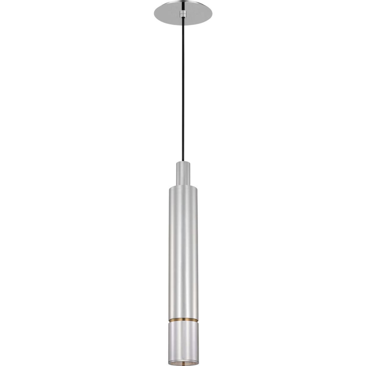 Visual Comfort Modern Collection 700TDSOT21PSS-LED927 Mick De Giulio Sottile LED 3 inch Polished Stainless Steel Line-Voltage Pendant Ceiling Light