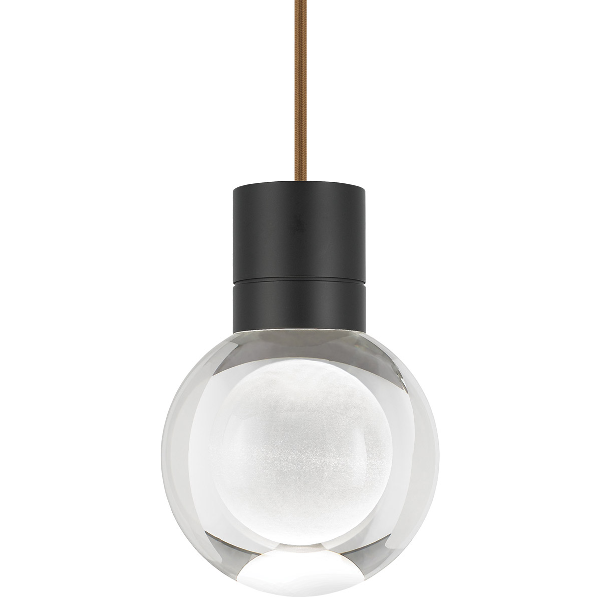 Visual Comfort Modern Collection 700TDMINAP1CNB-LED930 Mina LED 5.4 inch Black Line-Voltage Pendant
