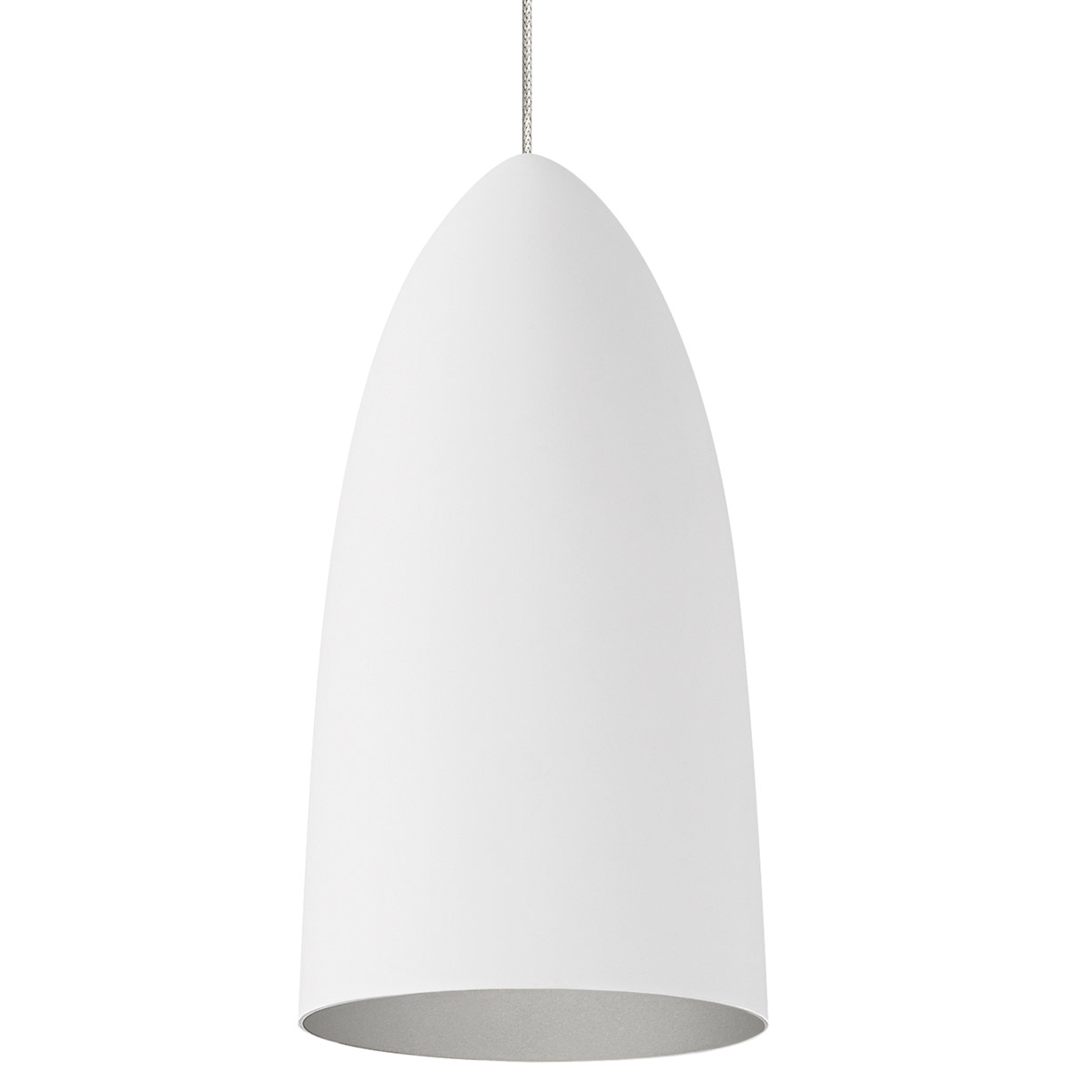 Visual Comfort Modern Collection 700FJSIGMWLS Mini Signal 1 Light 12 Satin Nickel Low-Voltage Pendant Ceiling Light in Halogen, FreeJack, Rubberized W