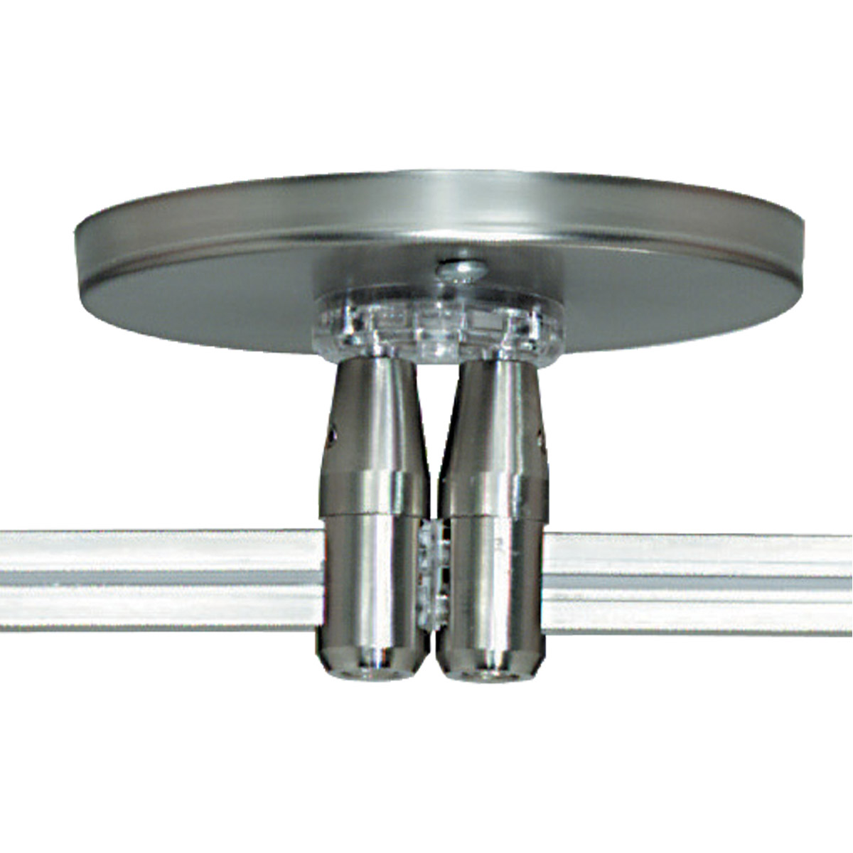 Visual Comfort Modern Collection 700MOP4C402S MonoRail Satin Nickel Power Feed Canopy Ceiling Light