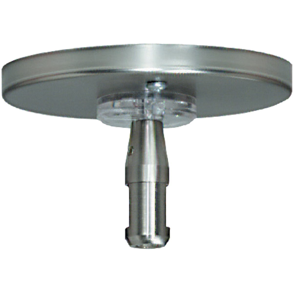 Visual Comfort Modern Collection 700MOP4C02S MonoRail Satin Nickel Power Feed Canopy Ceiling Light