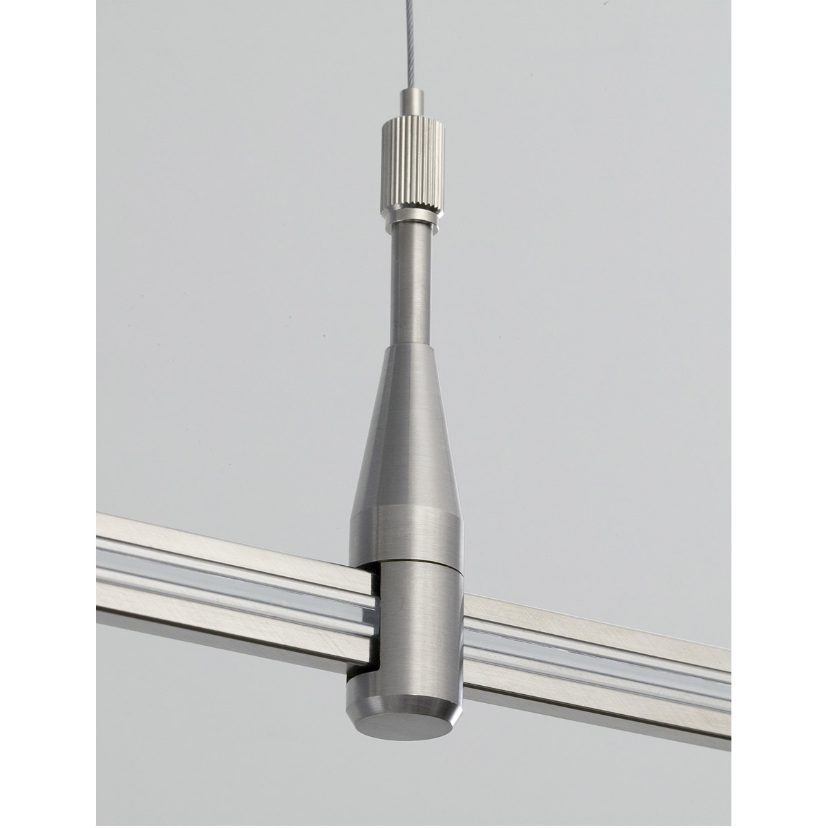 Visual Comfort Modern Collection 700MOSADJS MonoRail Satin Nickel Adjustable Standoff in 144 inch