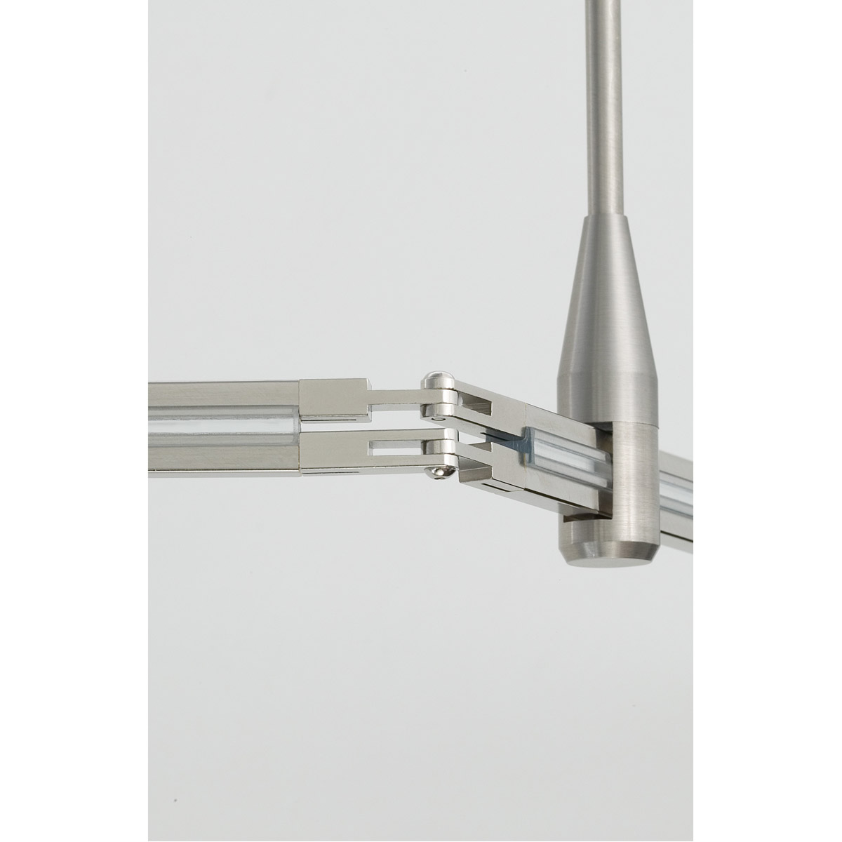Visual Comfort Modern Collection 700MOCFXHS MonoRail Satin Nickel Flexible Connectors