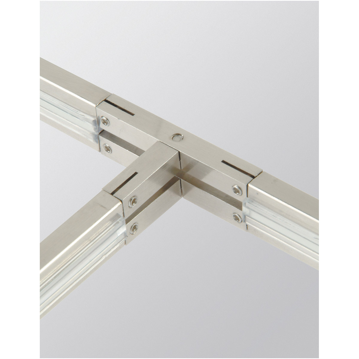 Visual Comfort Modern Collection 700MOCTTS MonoRail Satin Nickel T Connector