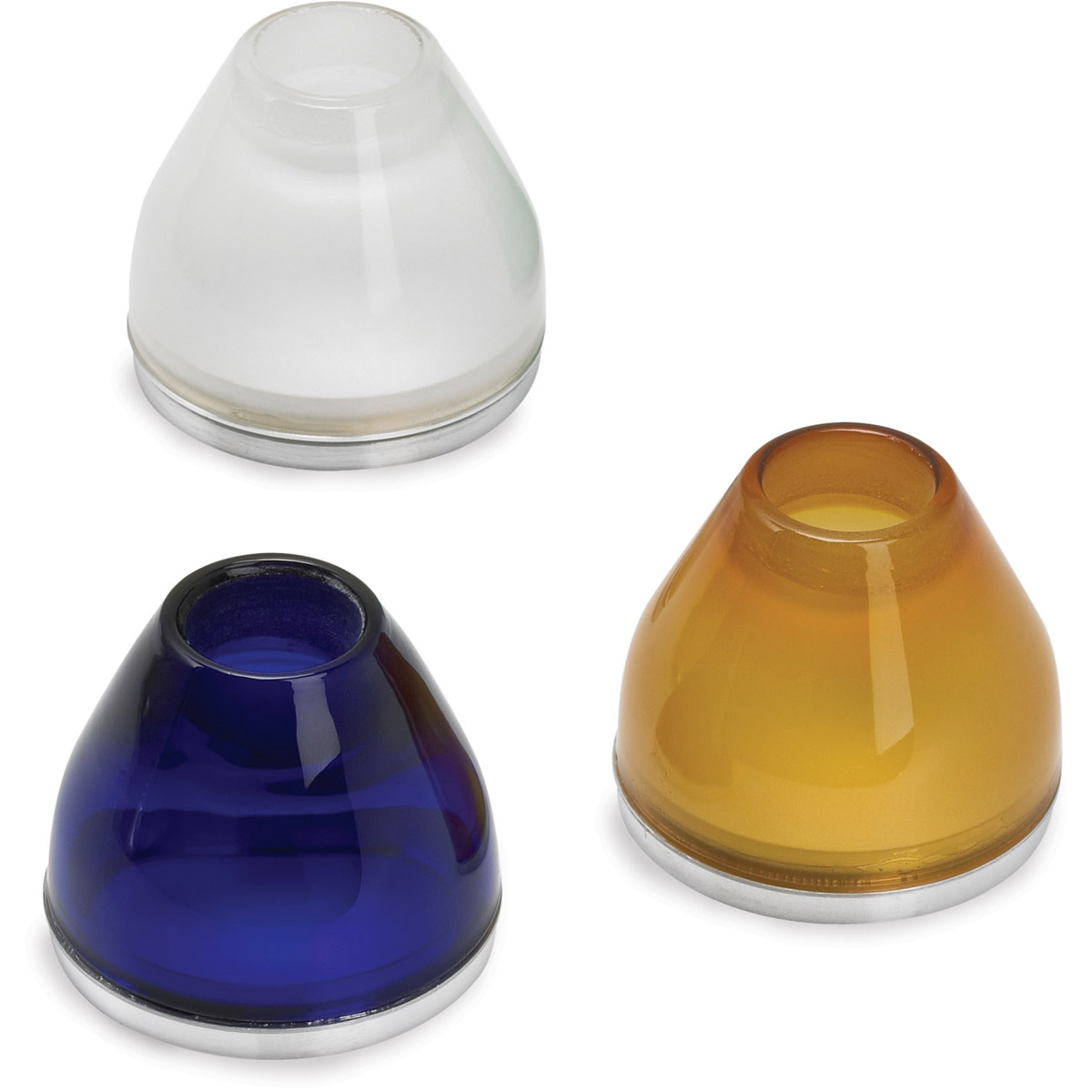 Visual Comfort Modern Collection 700MR16GF Round Glass Aluminum Shield in Frost Glass