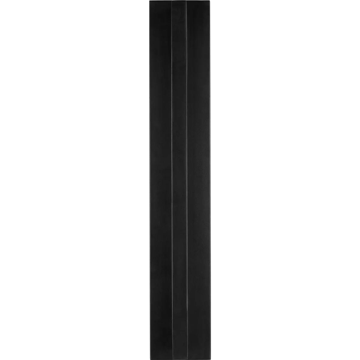 Visual Comfort Modern Collection 700OWANTN92724BUNV Sean Lavin Anton LED Black Outdoor Wall Sconce, Integrated LED