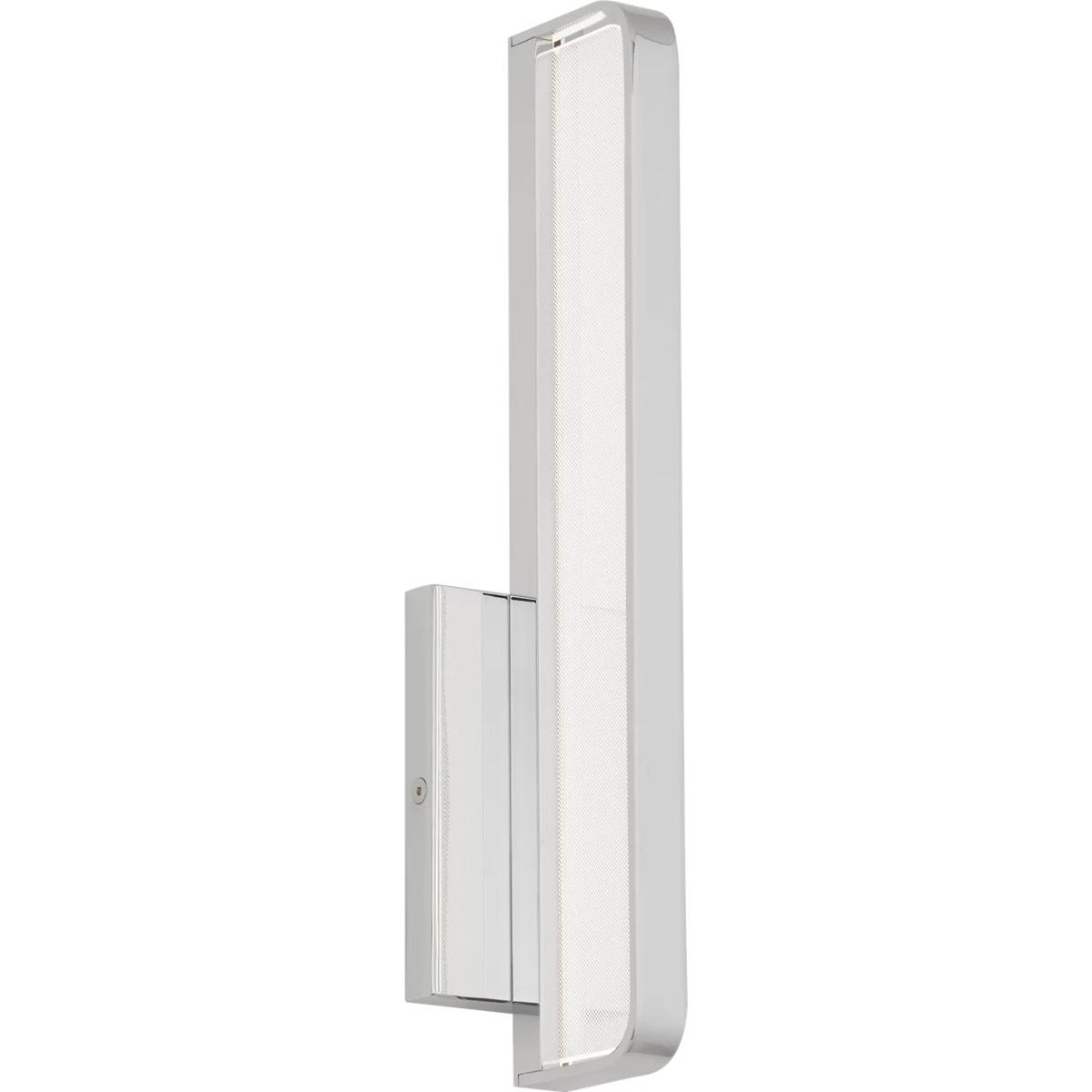 Visual Comfort Modern Collection 700BCBND13C-LED930-277 Sean Lavin Banda LED 3.1 inch Chrome Wall/Bath Light Wall Light in LED 90 CRI 3000K 277V, Inte