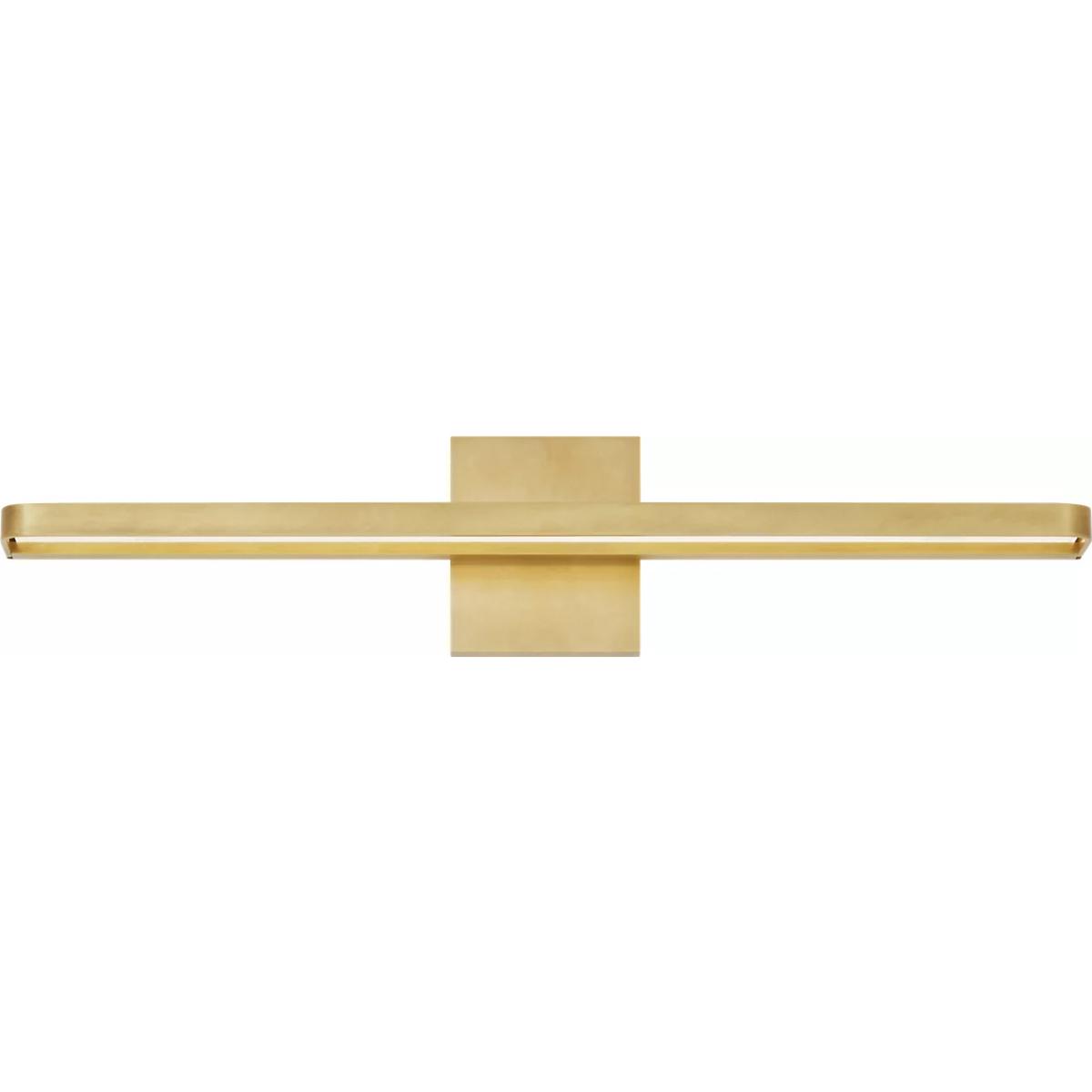 Visual Comfort Modern Collection 700BCBND24NB-LED930 Sean Lavin Banda LED 24 inch Natural Brass Bath Light Wall Light, Integrated LED