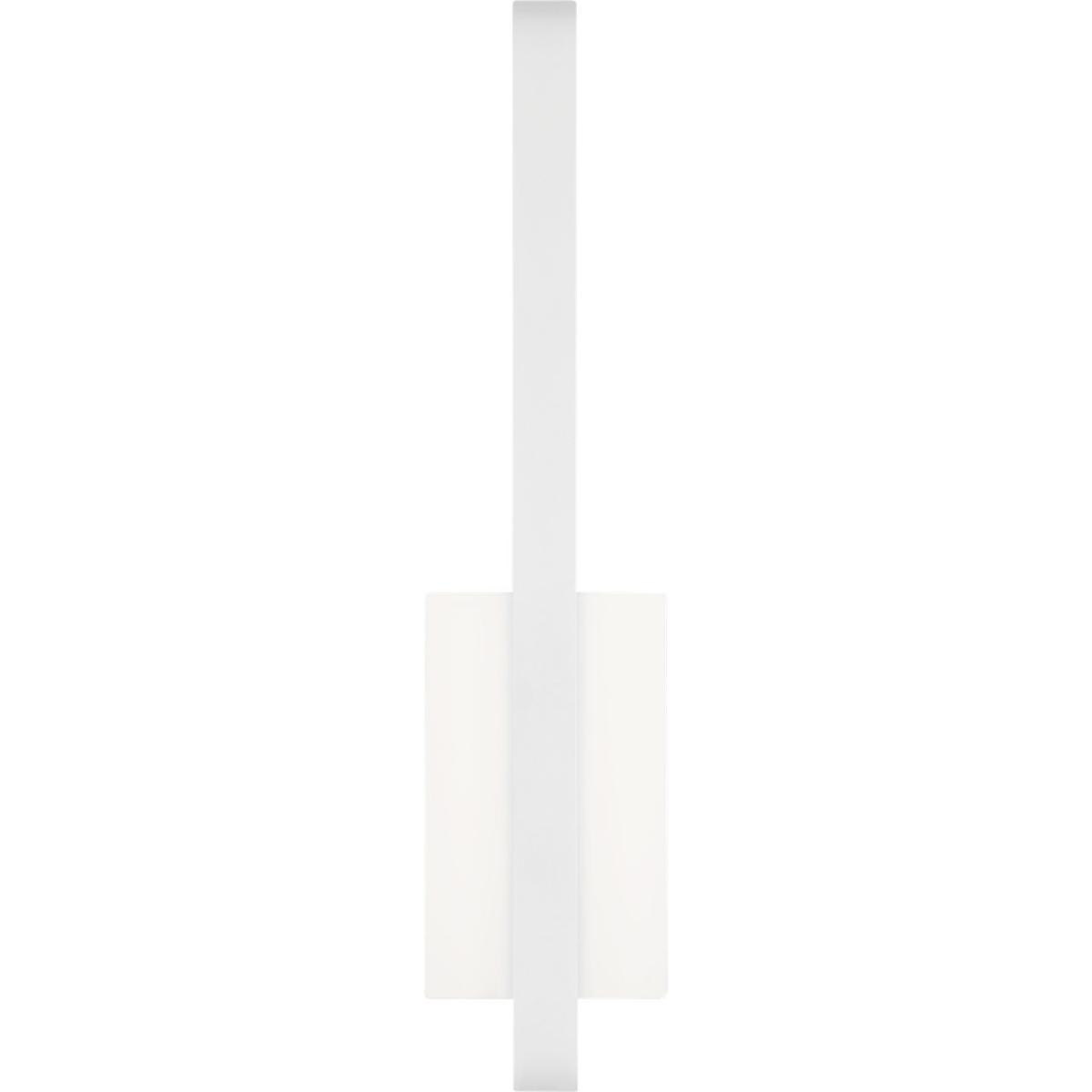 Visual Comfort Modern Collection 700BCBND13W-LED930 Sean Lavin Banda LED Matte White Bath Light Wall Light, Integrated LED