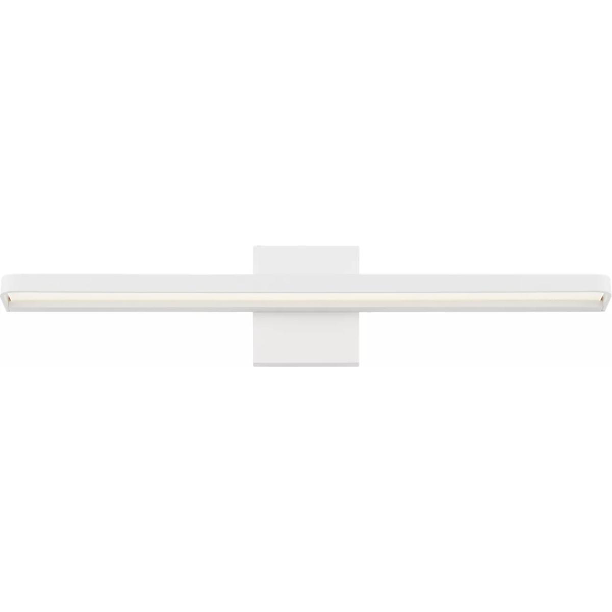 Visual Comfort Modern Collection 700BCBND24W-LED930 Sean Lavin Banda LED 24 inch Matte White Bath Light Wall Light, Integrated LED