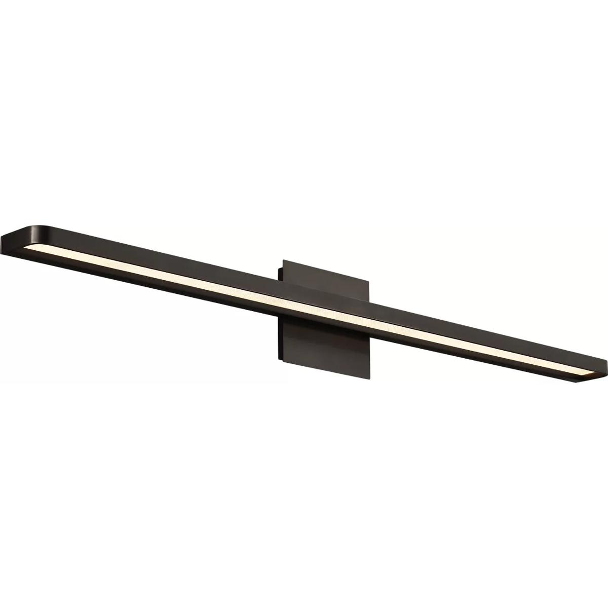 Visual Comfort Modern Collection 700BCBND36Z-LED930 Sean Lavin Banda LED Dark Bronze Bath Light Wall Light, Integrated LED