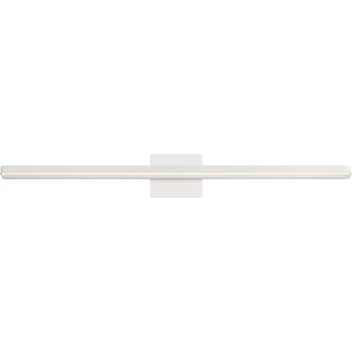 Visual Comfort Modern Collection 700BCBND36W-LED930 Sean Lavin Banda LED Matte White Bath Light Wall Light, Integrated LED