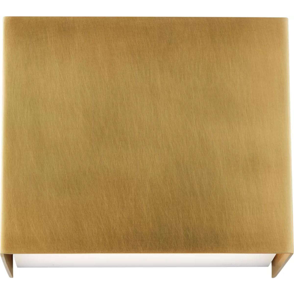 Visual Comfort Modern Collection 700WSBMT5NB-LED930 Sean Lavin Brompton LED Natural Brass ADA Wall Sconce Wall Light, Integrated LED