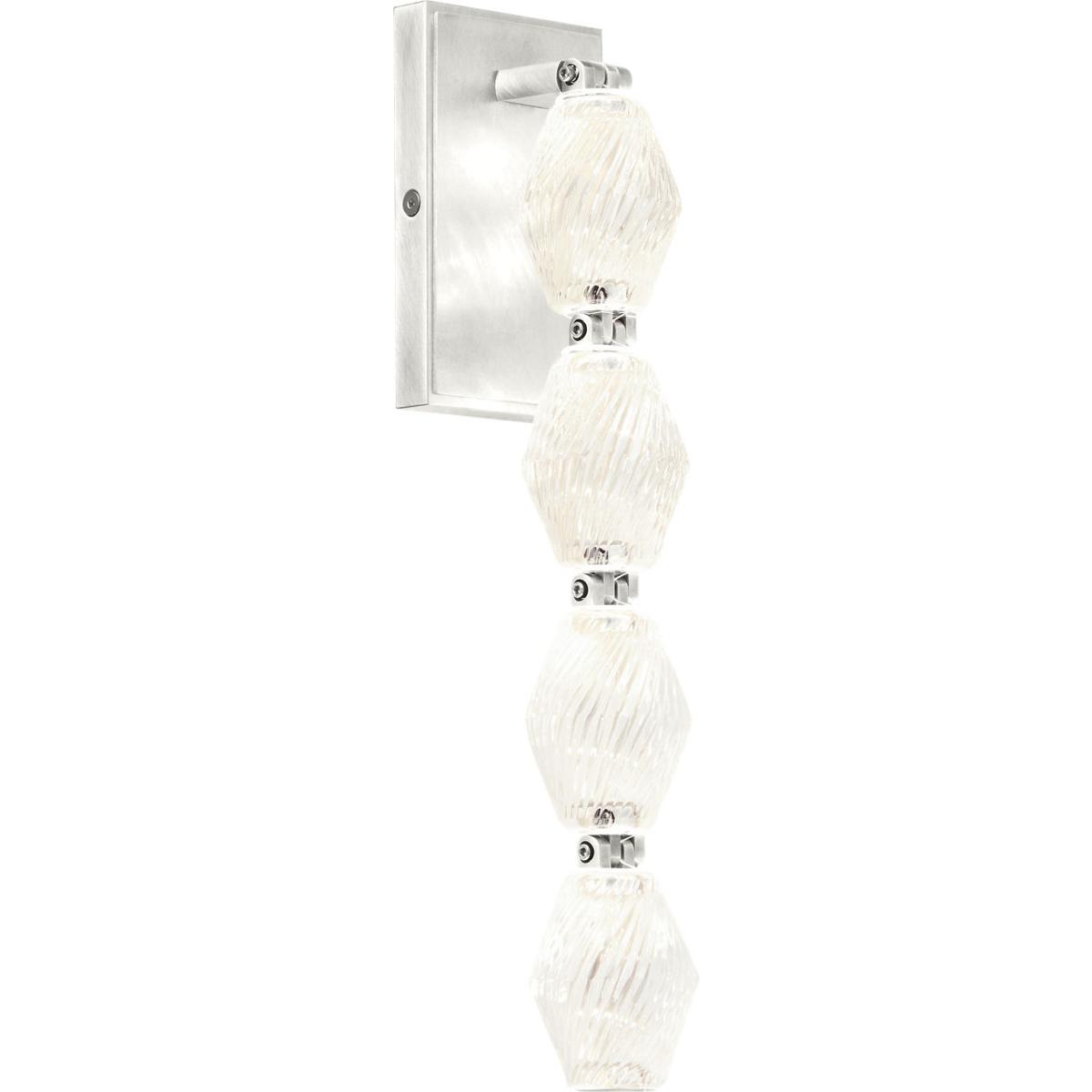 Visual Comfort Modern Collection 700WSCLR15N-LED927 Sean Lavin Collier LED Polished Nickel ADA Wall Sconce Wall Light, Integrated LED
