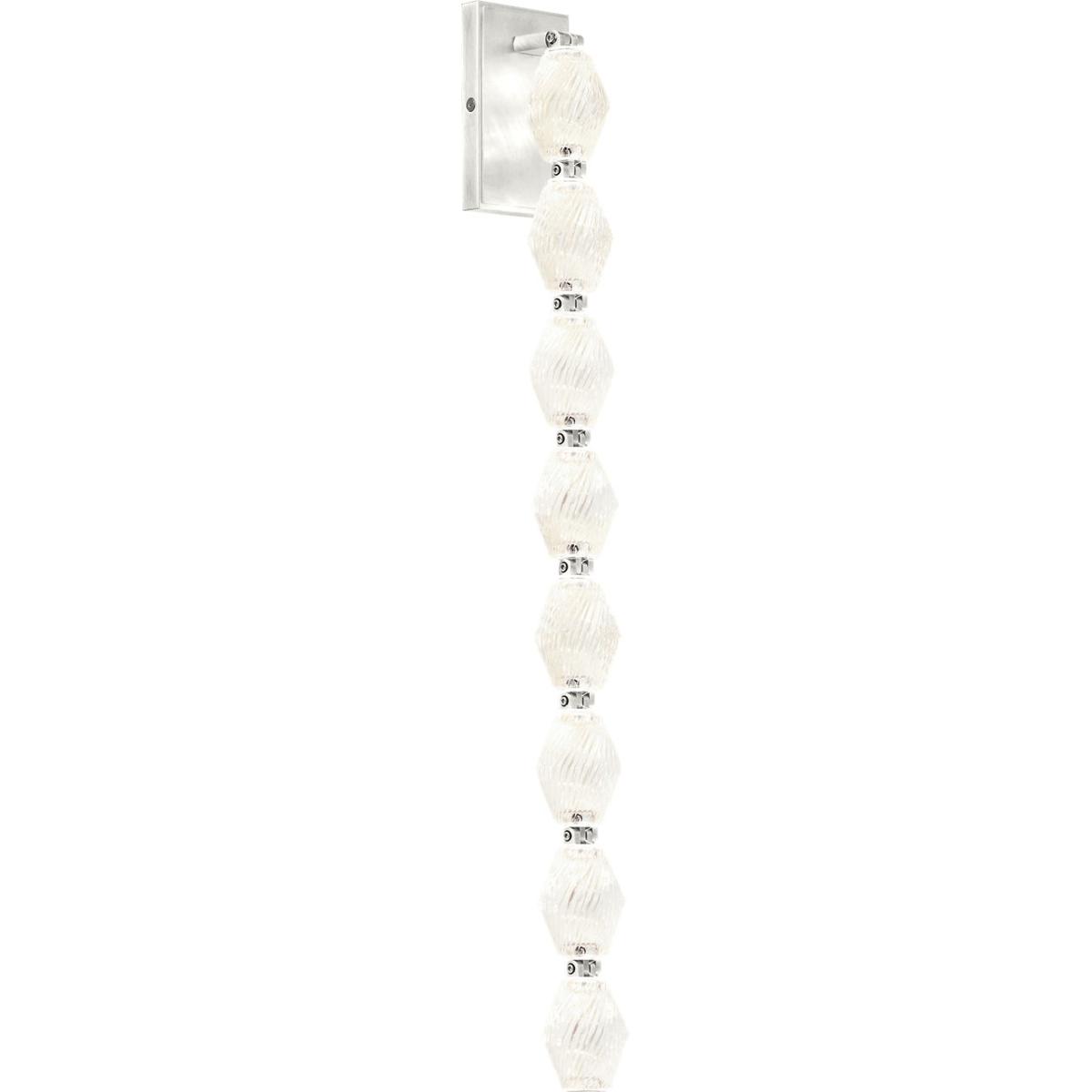 Visual Comfort Modern Collection 700WSCLR28N-LED927 Sean Lavin Collier LED Polished Nickel ADA Wall Sconce Wall Light, Integrated LED