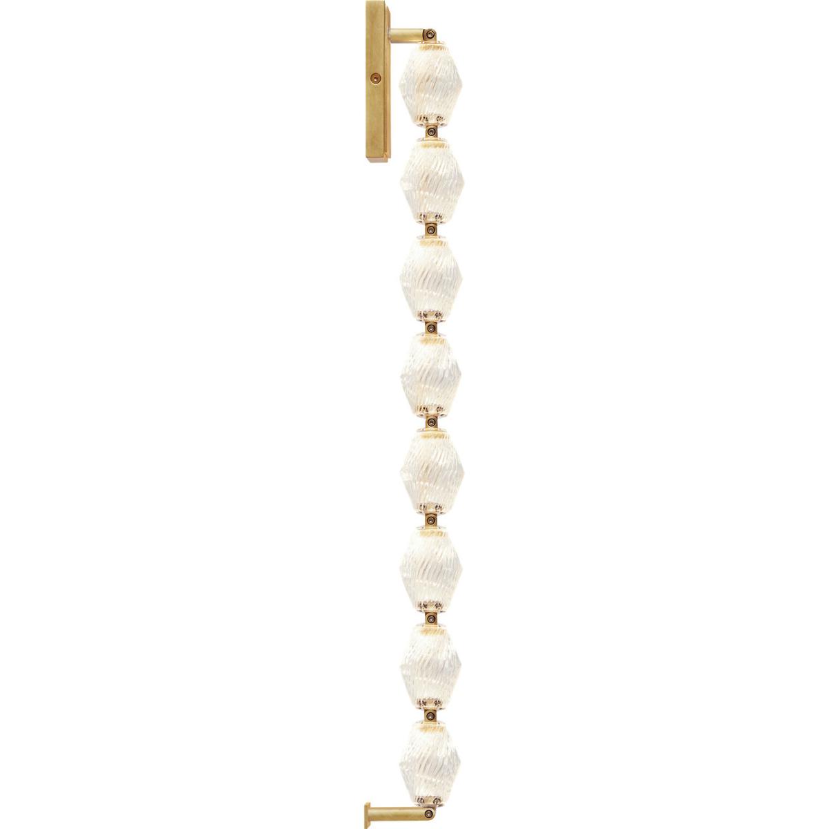 Visual Comfort Modern Collection 700WSCLR28NB-LED930 Sean Lavin Collier LED Natural Brass ADA Wall Sconce Wall Light, Integrated LED