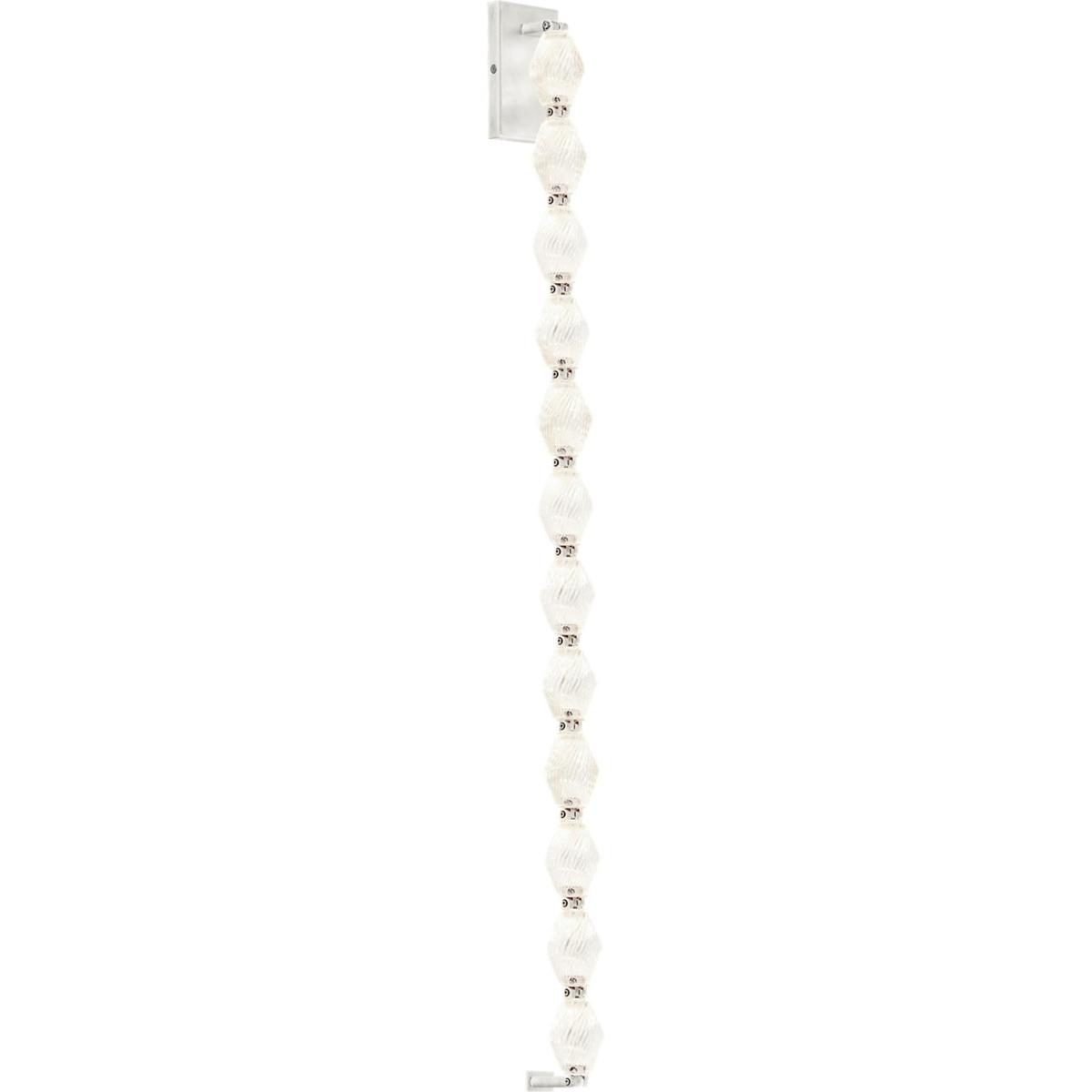 Visual Comfort Modern Collection 700WSCLR40N-LED927 Sean Lavin Collier LED Polished Nickel ADA Wall Sconce Wall Light, Integrated LED