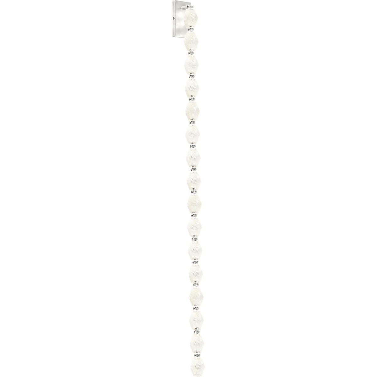 Visual Comfort Modern Collection 700WSCLR53N-LED927 Sean Lavin Collier LED Polished Nickel ADA Wall Sconce Wall Light, Integrated LED