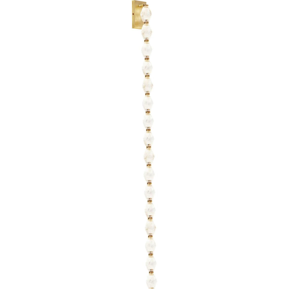 Visual Comfort Modern Collection 700WSCLR53NB-LED930 Sean Lavin Collier LED Natural Brass ADA Wall Sconce Wall Light, Integrated LED