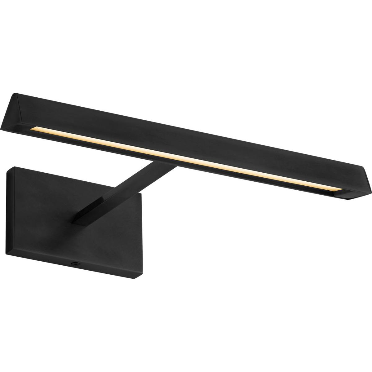 Visual Comfort Modern Collection 700DES12B-LED930-277 Sean Lavin Dessau 12.6 watt 12.8 inch Nightshade Black Picture Light Wall Light in LED 90 CRI 30