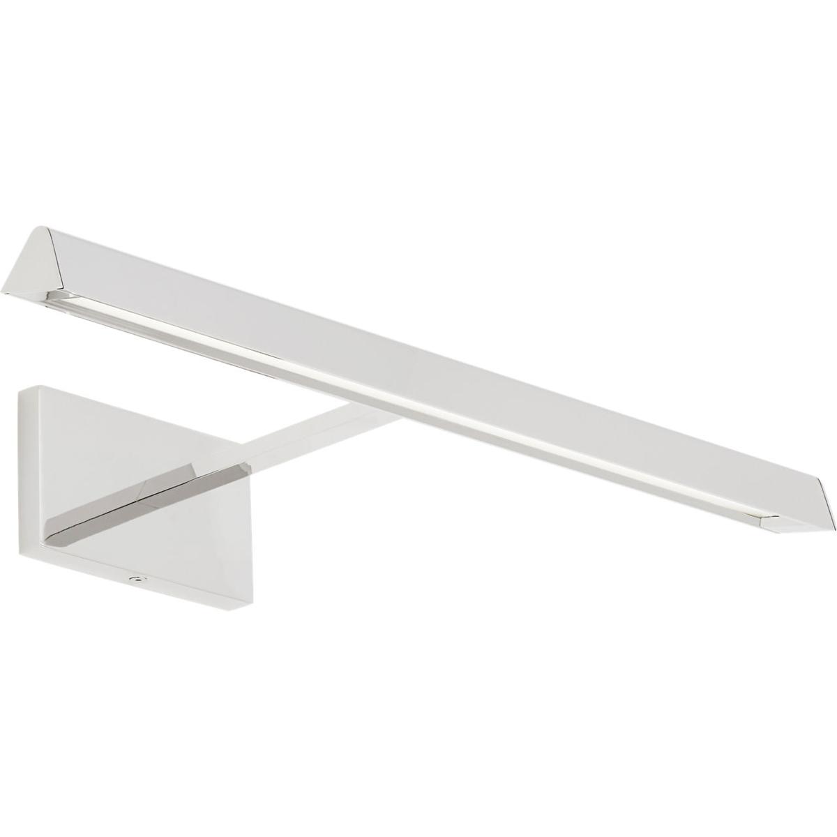 Visual Comfort Modern Collection 700DES18N-LED930-277 Sean Lavin Dessau 18 watt 18 inch Polished Nickel Picture Light Wall Light in LED 90 CRI 3000K 2