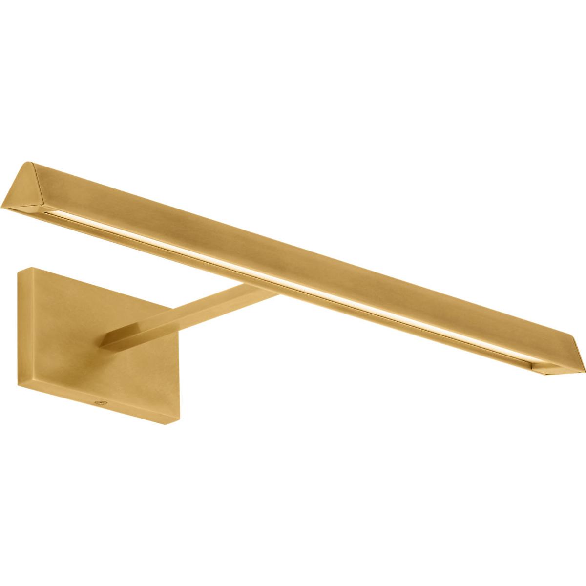Visual Comfort Modern Collection 700DES18NB-LED930-277 Sean Lavin Dessau 18 watt 18 inch Natural Brass Picture Light Wall Light in LED 90 CRI 3000K 27