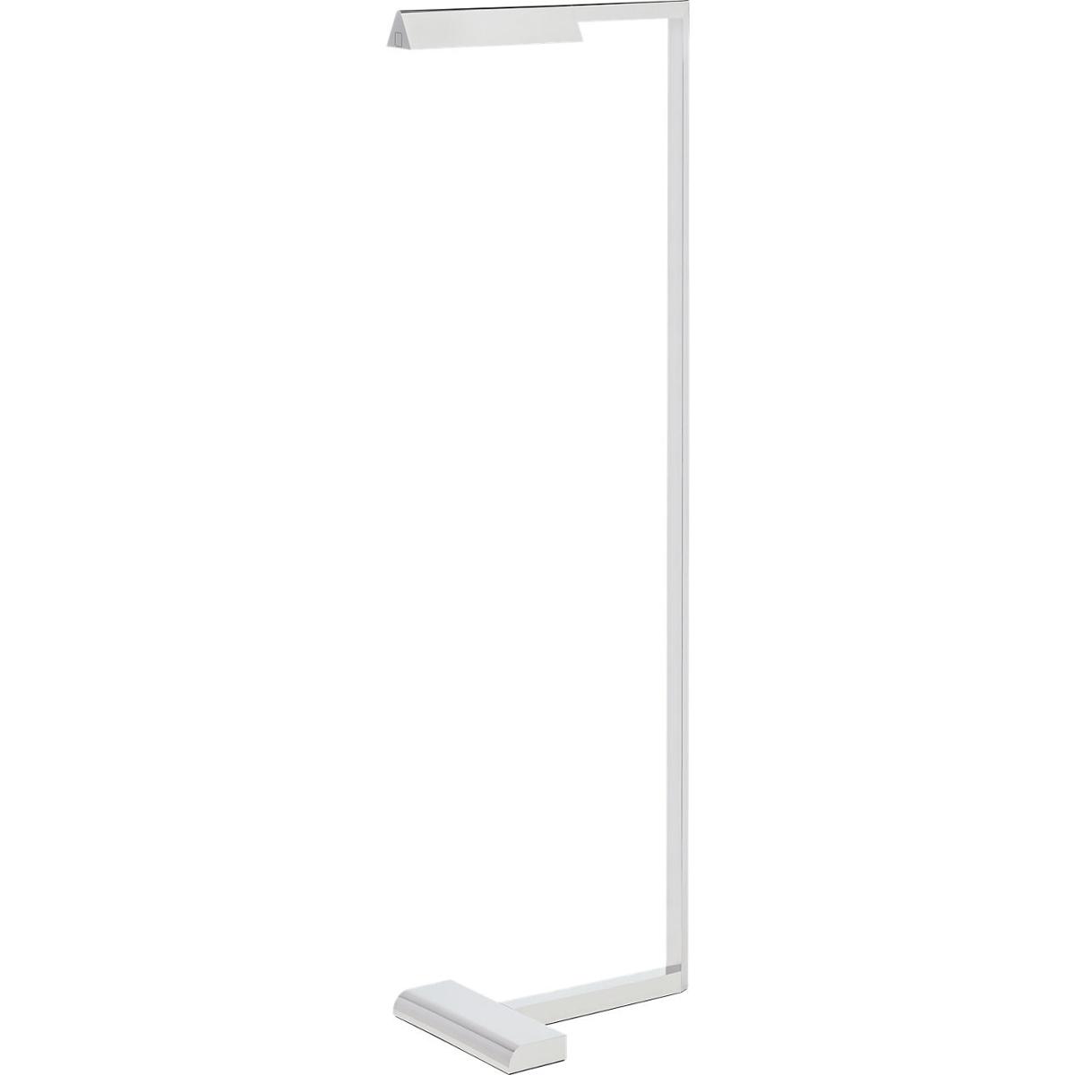 Visual Comfort Modern Collection 700PRTDES46N-LED927 Sean Lavin Dessau 46 inch 10.4 watt Polished Nickel Floor Lamp Portable Light, Integrated LED