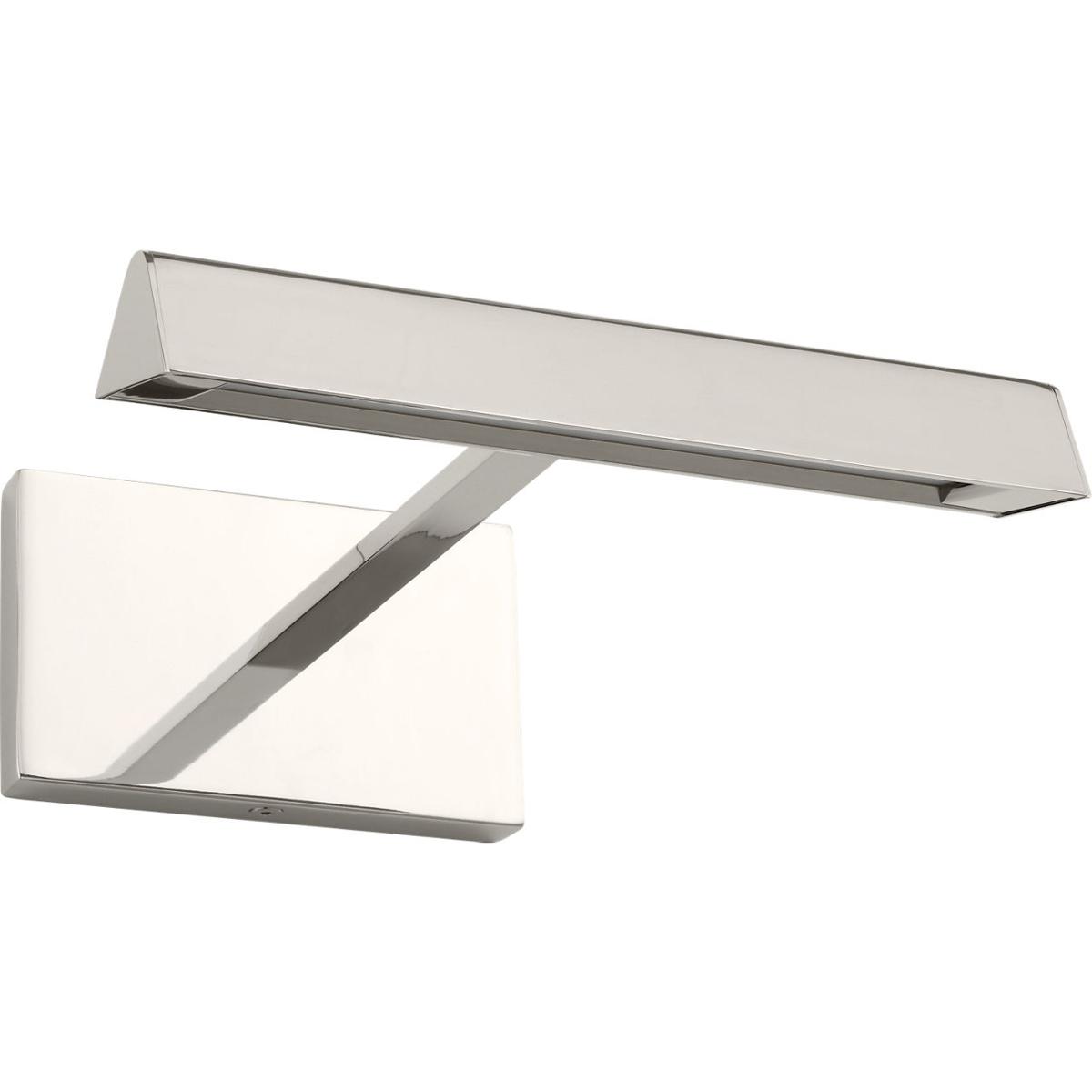 Visual Comfort Modern Collection 700DES8N-LED930-277 Sean Lavin Dessau 9.1 watt Polished Nickel Picture Light Wall Light, Integrated LED