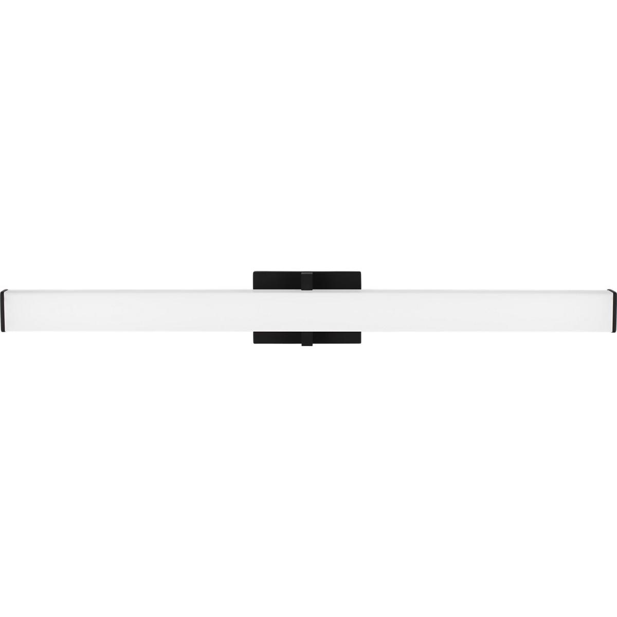 Visual Comfort Modern Collection 700BCELI36B-LED930-277 Sean Lavin Ellis LED 36 inch Nightshade Black Bath Vanity Wall Light in LED 90 CRI 3000K 277V