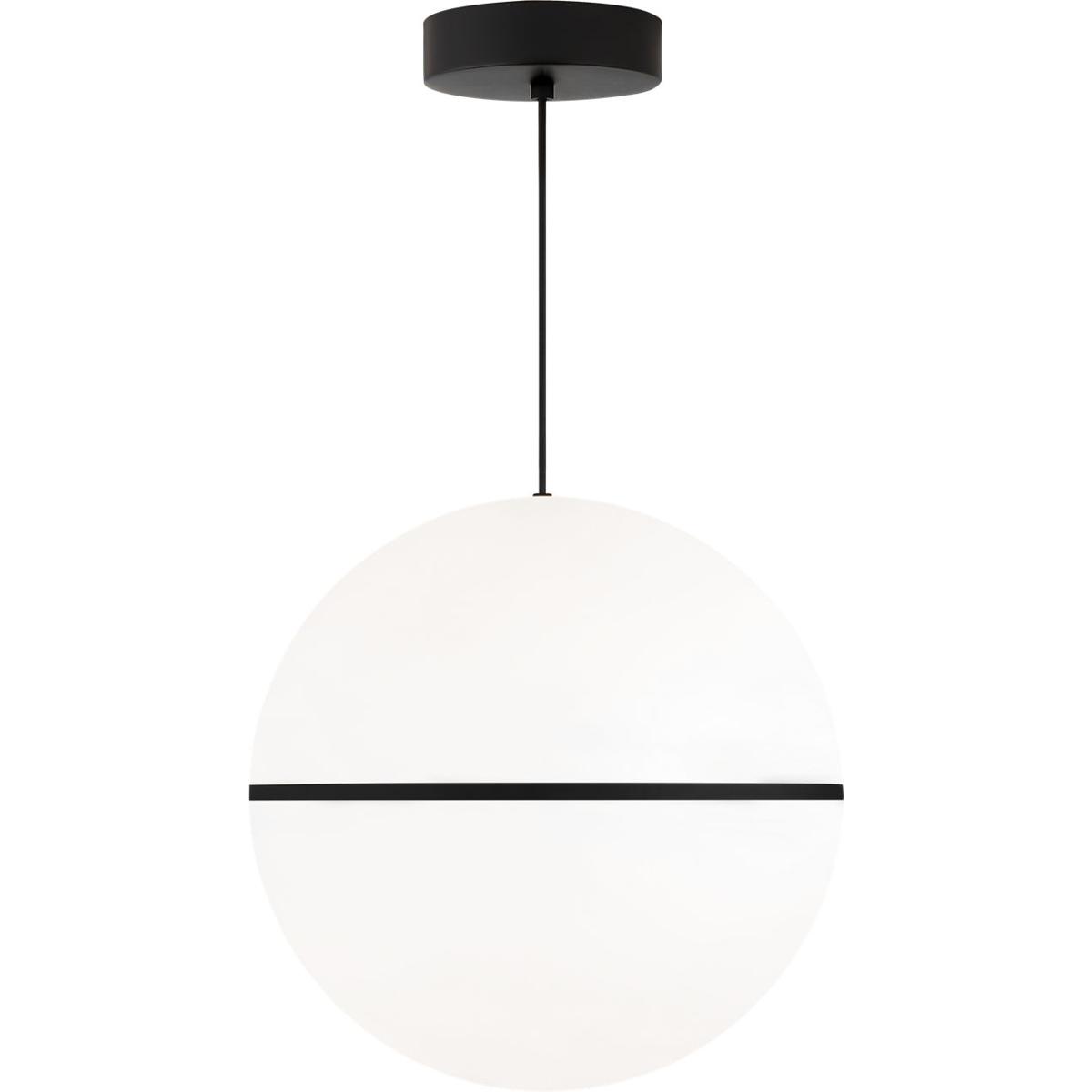 Visual Comfort Modern Collection 700TDHNE18B-LED930 Sean Lavin Hanea LED 18 inch Nightshade Black Pendant Ceiling Light, Integrated LED