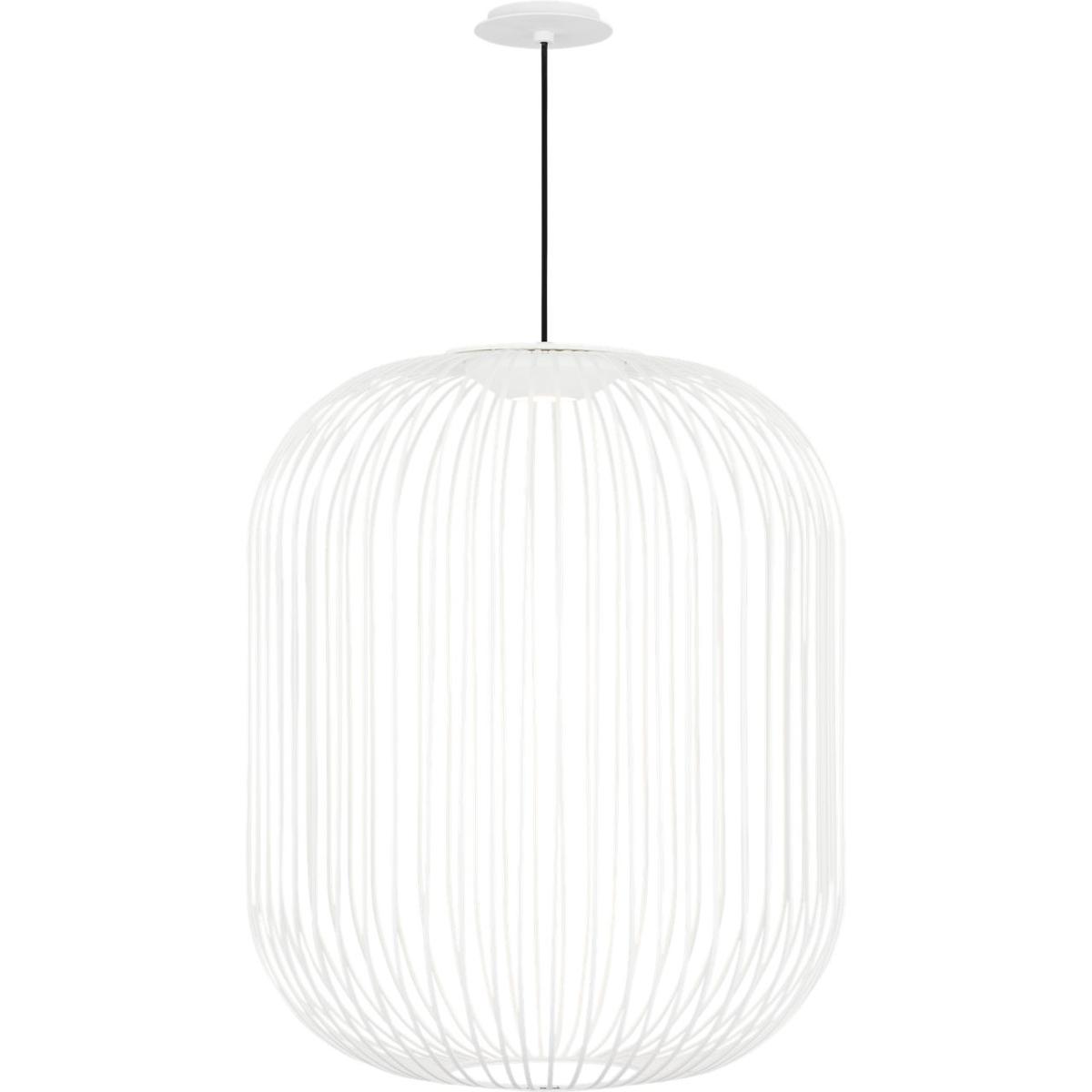 Visual Comfort Modern Collection 700TDKAI2W-LED930 Sean Lavin Kai LED 22.5 inch Matte White Pendant Ceiling Light, Integrated LED
