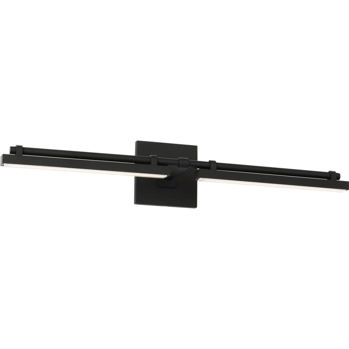 Visual Comfort Modern Collection 700BCKAL24B-LED930 Sean Lavin Kal LED Nightshade Black Bath Light Wall Light, Integrated LED