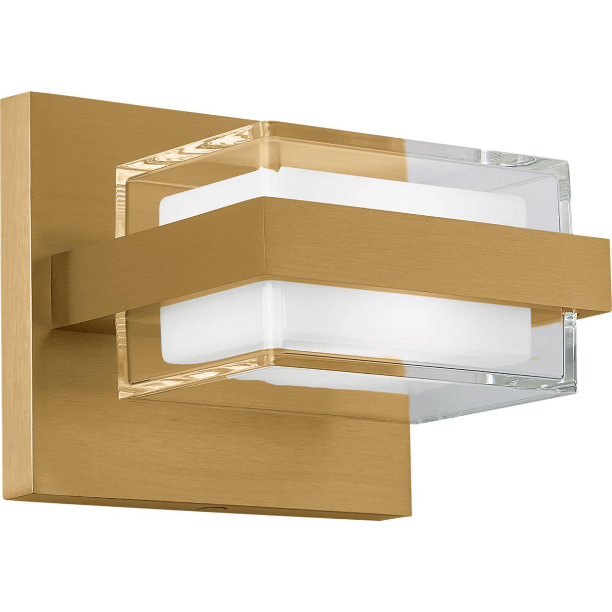 Visual Comfort Modern Collection 700BCKMD1NB-LED930-277 Sean Lavin Kamden LED 5 inch Natural Brass Bath Vanity Wall Light in LED 90 CRI 3000K 277V