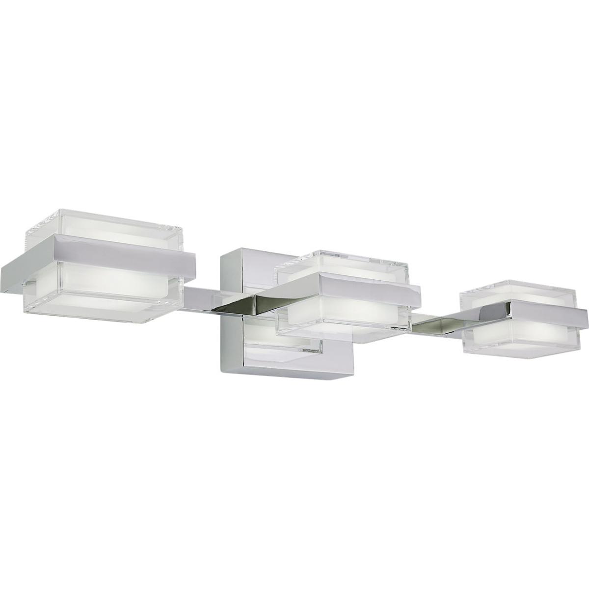 Visual Comfort Modern Collection 700BCKMD3HC-LED930-277 Sean Lavin Kamden LED 22.5 inch Chrome Bath Light Wall Light in LED 90 CRI 3000K 277V, 3-Lite