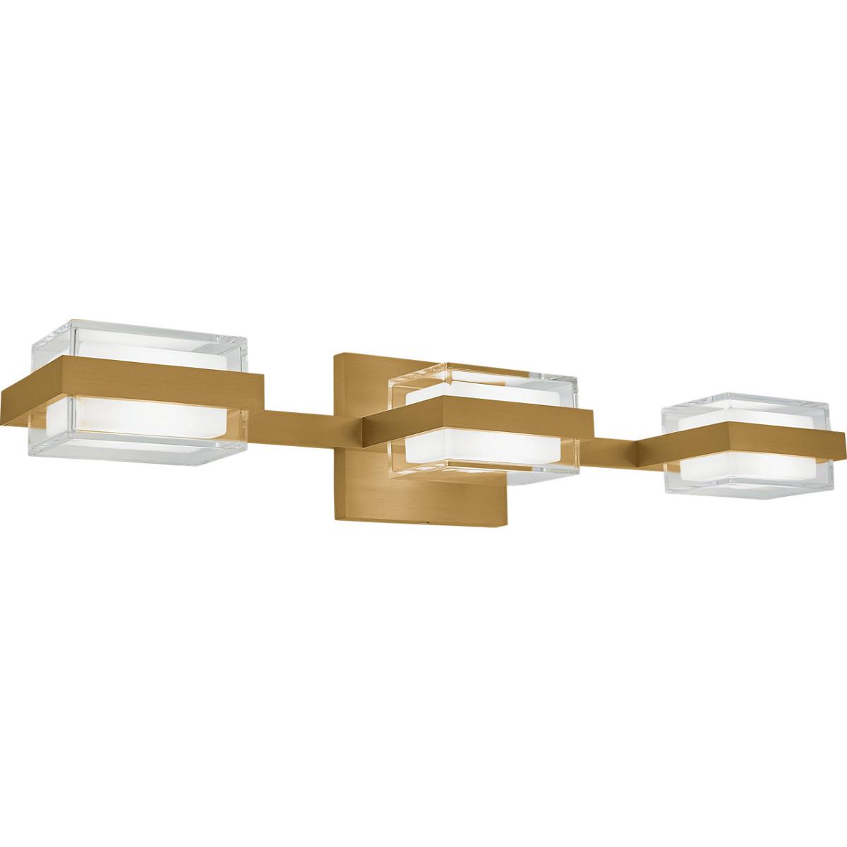 Visual Comfort Modern Collection 700BCKMD3HNB-LED930-277 Sean Lavin Kamden LED 22.5 inch Natural Brass Bath Vanity Wall Light in LED 90 CRI 3000K 277V
