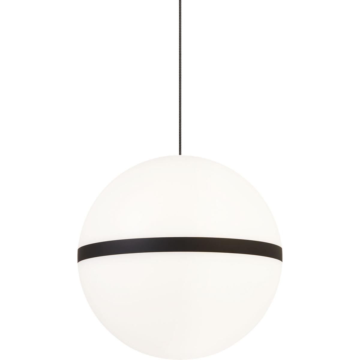 Visual Comfort Modern Collection 700FJHNEB-LEDS930 Sean Lavin Mini Hanea 1 Light 12 Nightshade Black Low-Voltage Pendant Ceiling Light in FreeJack, LE