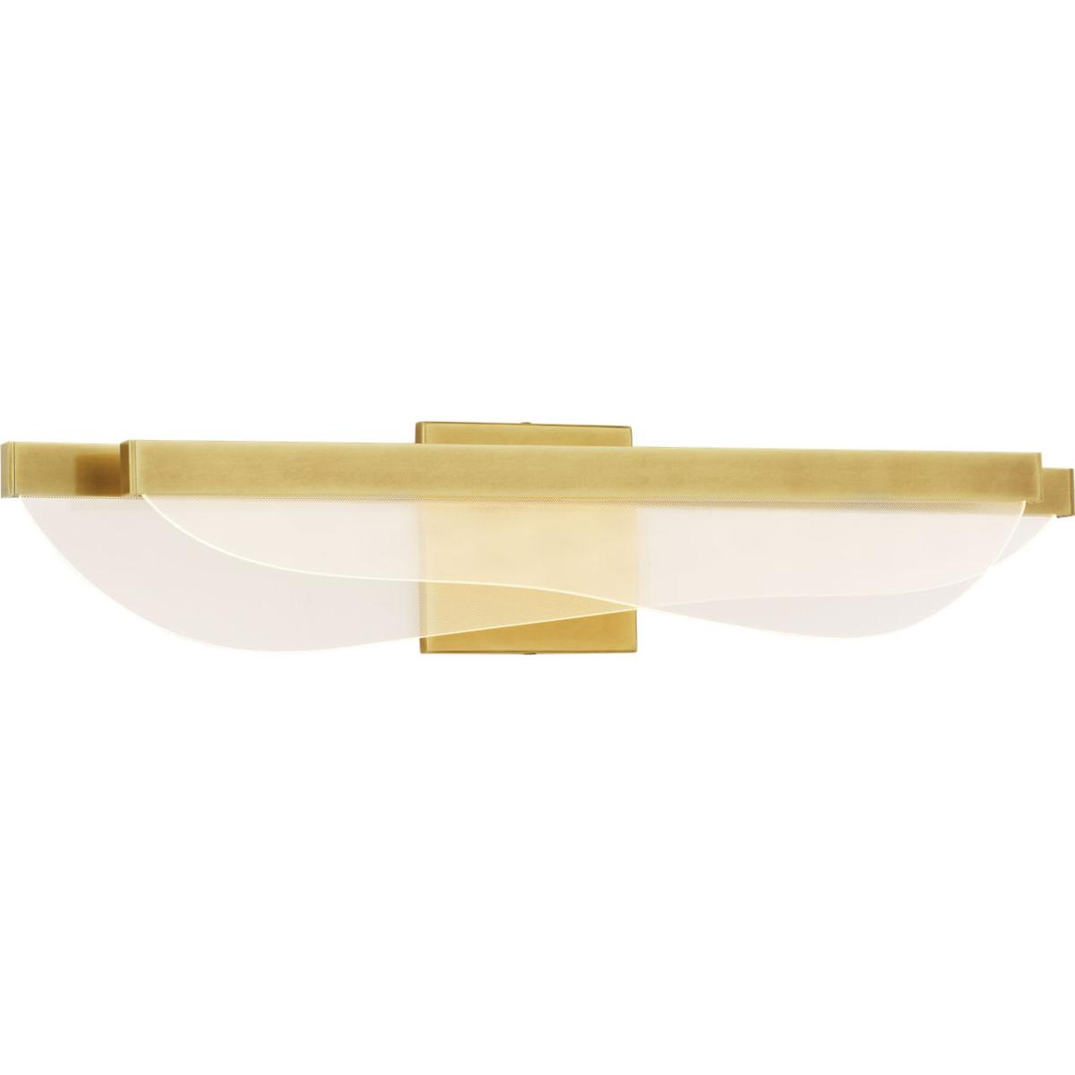 Visual Comfort Modern Collection 700BCNYR25BR-LED930-277 Sean Lavin Nyra LED 24.7 inch Plated Brass Bath Light Wall Light in LED 90 CRI 3000K 277V, In
