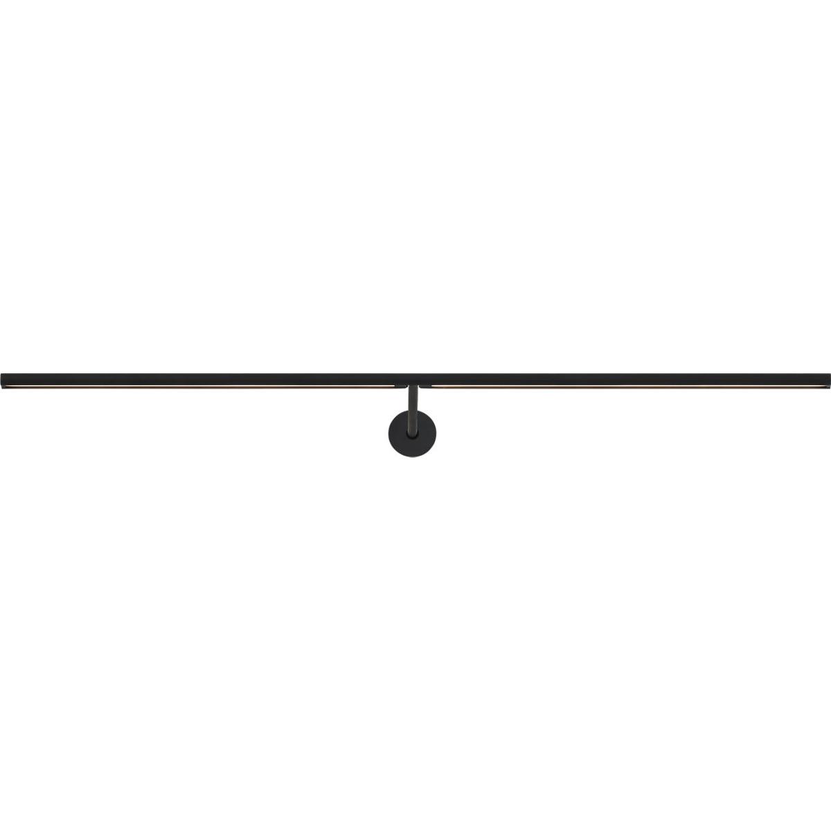 Visual Comfort Modern Collection 700PLUD30B-LED930 Sean Lavin Modern 20.8 watt Nightshade Black Picture Light Wall Light, Integrated LED