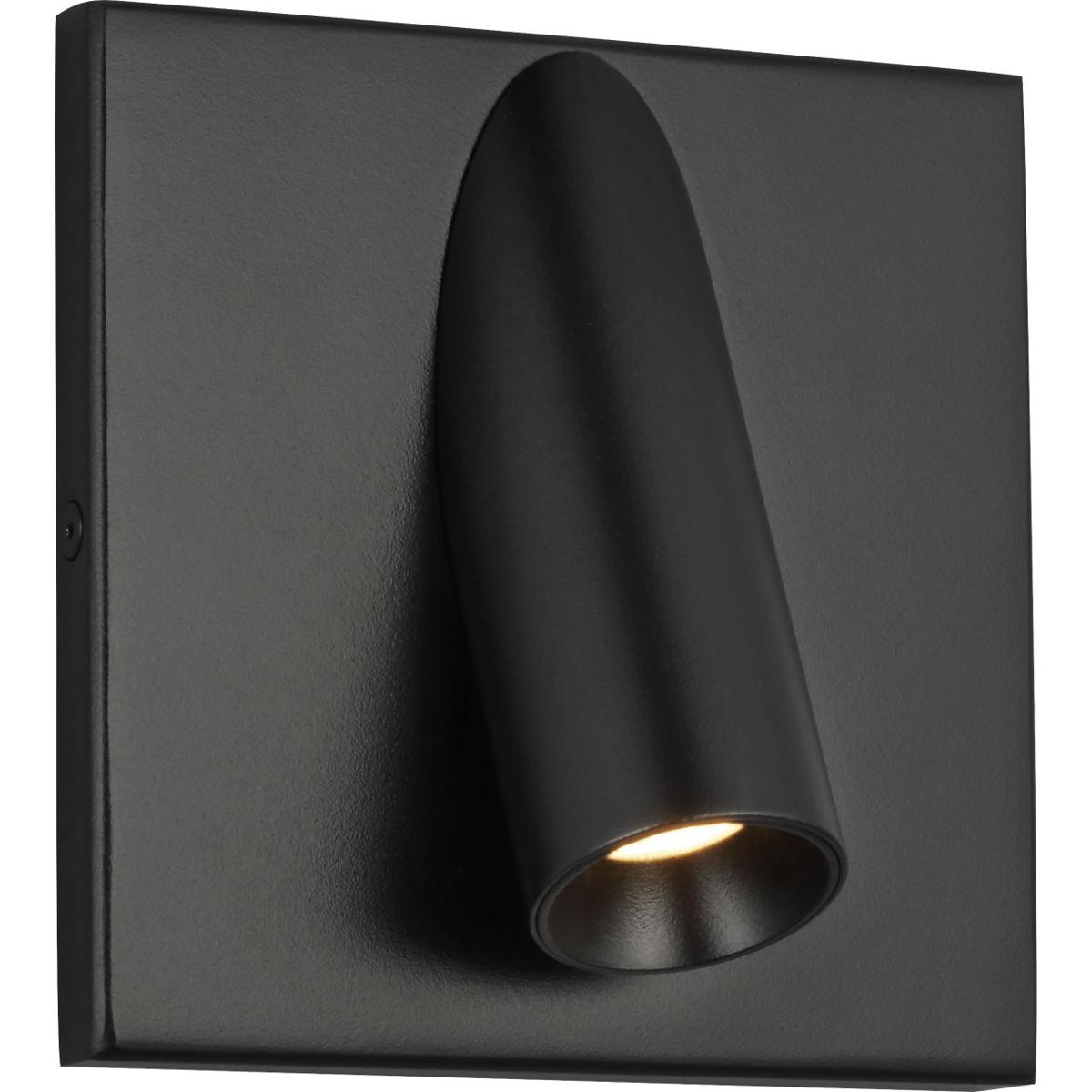 Visual Comfort Modern Collection 700OWPNT5B-LED930 Sean Lavin Ponte LED Black Outdoor Wall Light, Integrated LED
